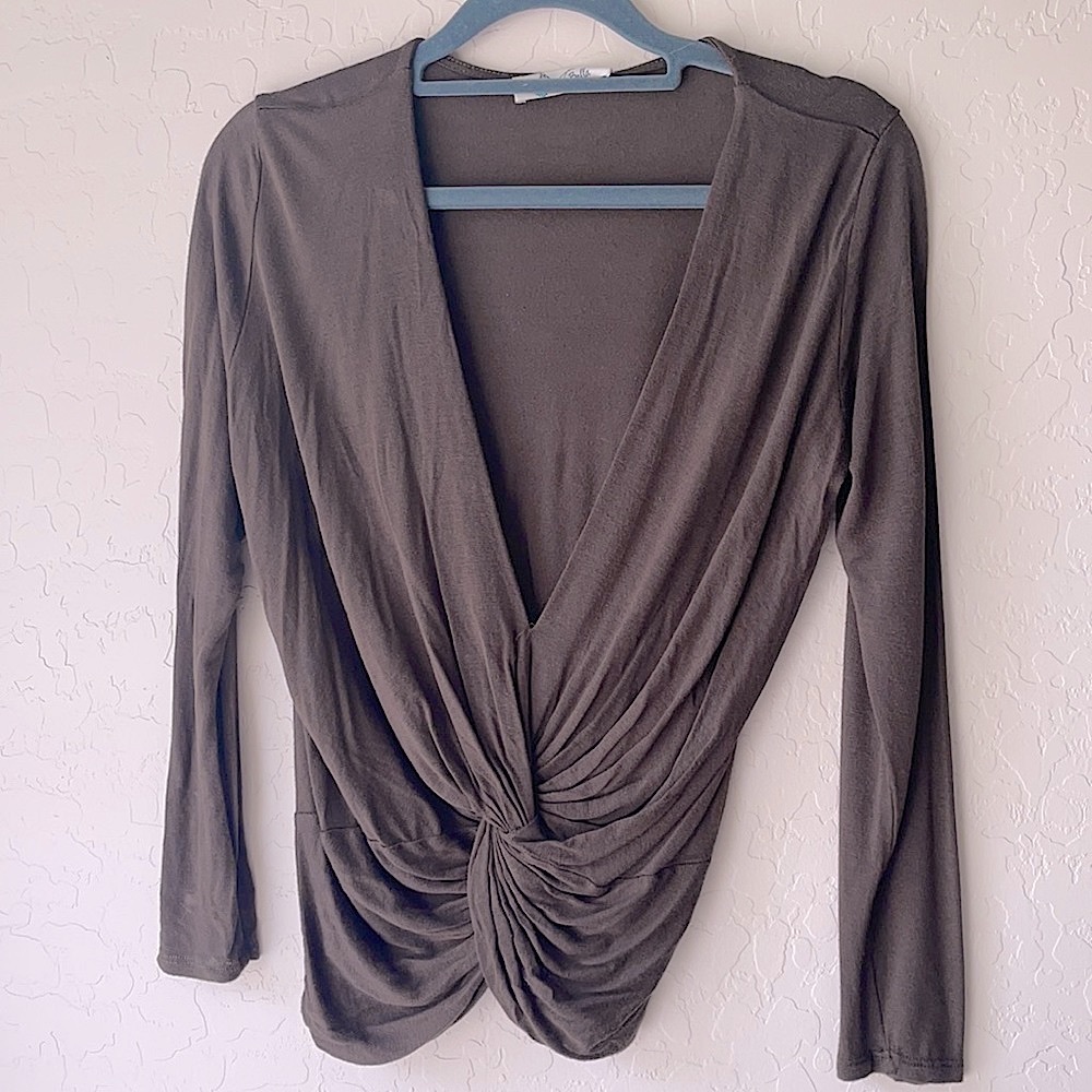 Olive Twist long sleeve shirt